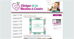 Desktop Screenshot of machineacoudre-nordest.fr