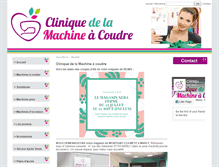 Tablet Screenshot of machineacoudre-nordest.fr